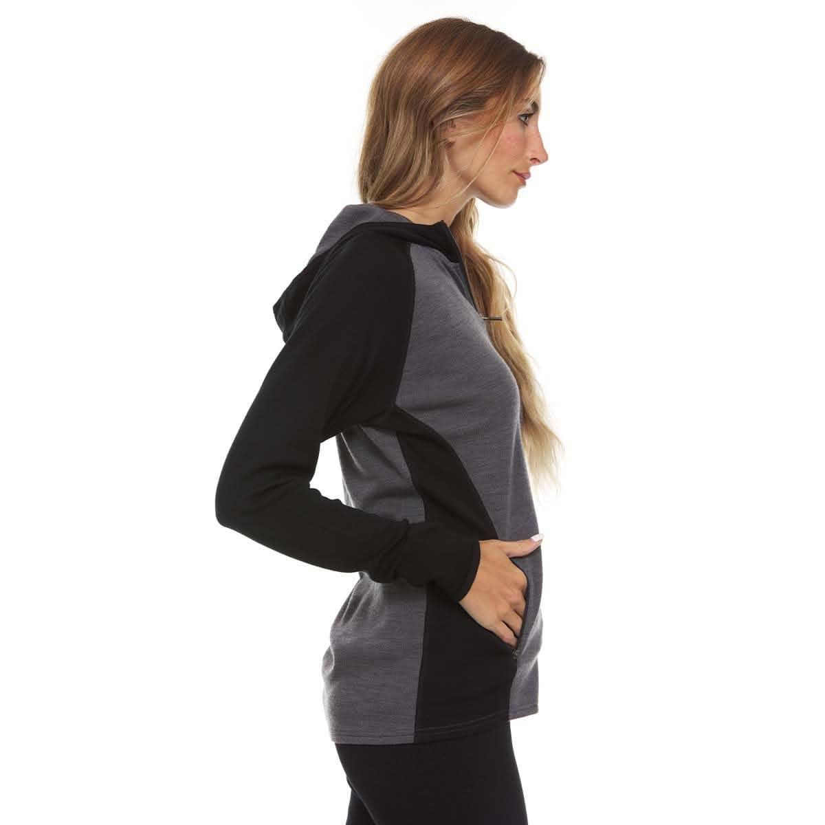 Women's Full Zip Merino Hoodie - Image 3