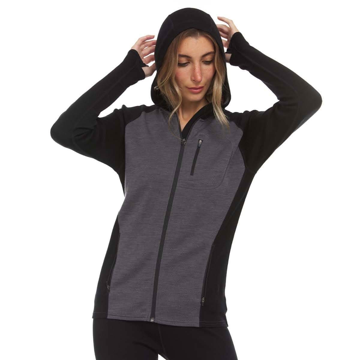 Women's Full Zip Merino Hoodie - Image 4