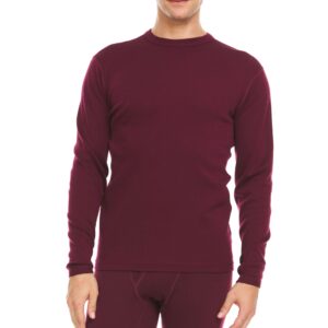 Men's Wool Thermal Top Midweight Base Layer