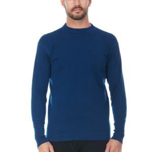 Midweight Wool Mock Neck
